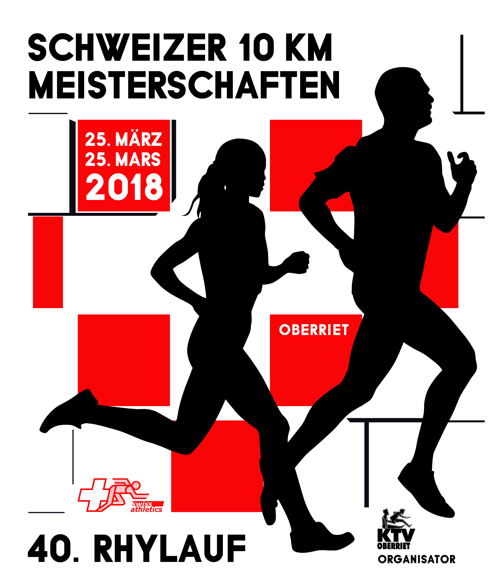 40. Rhylauf | Schweizer Meisterschaften 10 km Strasse
