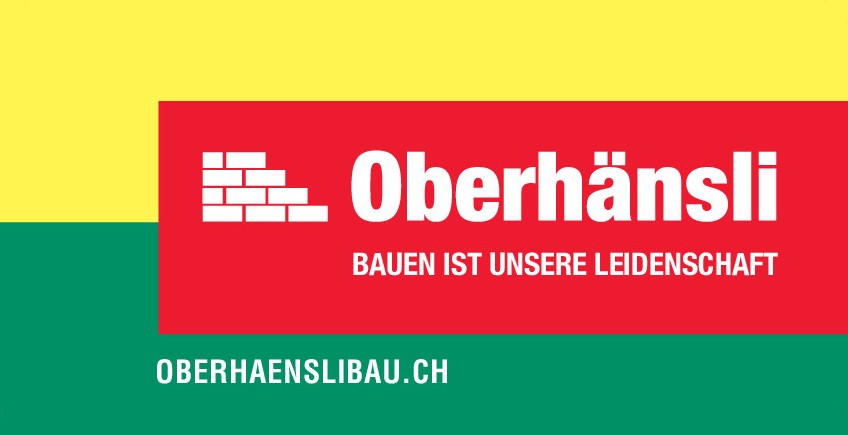 Oberhänsli Bauunternehmung, Mosnang Sponsor Logo